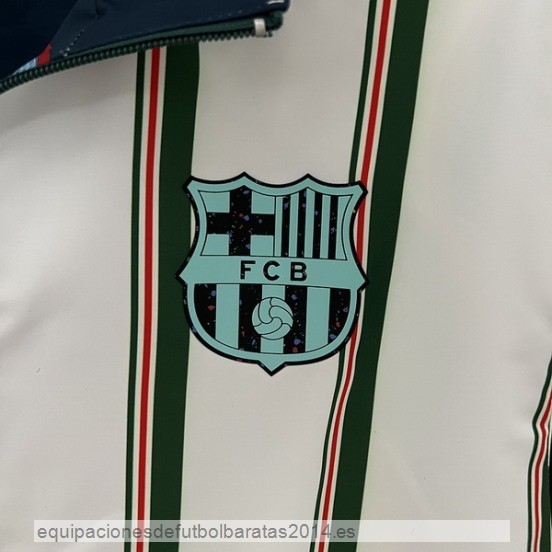 Nuevo Rompevientos Barcelona 23/24 Blanco Azul Baratas